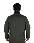 Felpa In Neoprene Masseria Verde Tono Su Tono