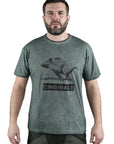 T-Shirt Vient Lepre Mezza Manica 1761 Verde