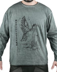 T-Shirt Vient Cingiale Lunga Manica 1762 Verde
