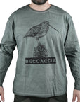 T-Shirt Vient Cingiale Lunga Manica 1762 Verde