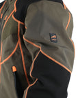 Giacca Masseria Caccia Softshell New 48 Verde/Arancio Fluo