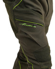 Pantalone Masseria Spandex con Rinforzi 94 Verde/Arancio Fluo