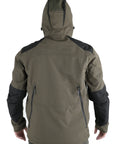 Giacca Masseria Caccia Softshell New 48 Verde/Arancio Fluo