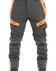 Pantalone Masseria SoftShell Cinghiale 57 Verde/Arancio Fluo