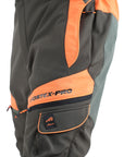 Pantalone Masseria SoftShell Cinghiale 57 Verde/Arancio Fluo