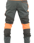 Pantalone Masseria SoftShell Cinghiale 57 Verde/Arancio Fluo