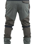 Pantalone Masseria SoftShell Cinghiale 57 Verde/Arancio Fluo