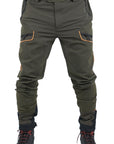 Pantalone Masseria Caccia Estivo 19 Verde/Arancio Fluo