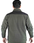 Pile Vient Zip Lunga Con Rinforzi New 11 Verde/Arancio