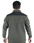Pile Vient Mezza Zip Con Rinforzo New 12 Verde/Arancio