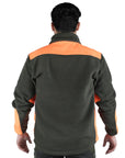 Pile Vient Zip Lunga Con Rinforzi New 11 Verde/Arancio