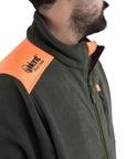 Pile Vient Zip Lunga Con Rinforzi New 11 Verde/Arancio