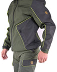 Giacca Vient Softshell VJ29 Verde/Arancio Fluo