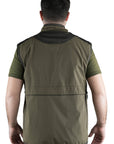 Gilet Masseria M16 Verde/Arancio Fluo