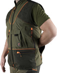 Gilet Masseria M16 Verde/Arancio Fluo