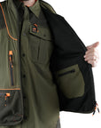 Gilet Masseria M16 Verde/Arancio Fluo