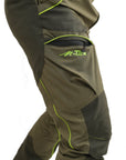 Pantalone Masseria Caccia Estivo M-Tex 74 Verde/Arancio Fluo