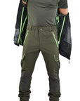 T-Shirt Masseria Adventure 73 Verde/Arancio Fluo