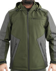 Giacca Vient Softshell VJ29 Verde/Arancio Fluo