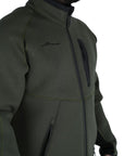 Felpa In Neoprene Masseria Verde Tono Su Tono