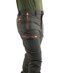 Pantalone Masseria Softshell 18 Verde/Arancio Fluo