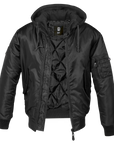 Bomber Brandit MA1 Sweat Hooded Nero B3150