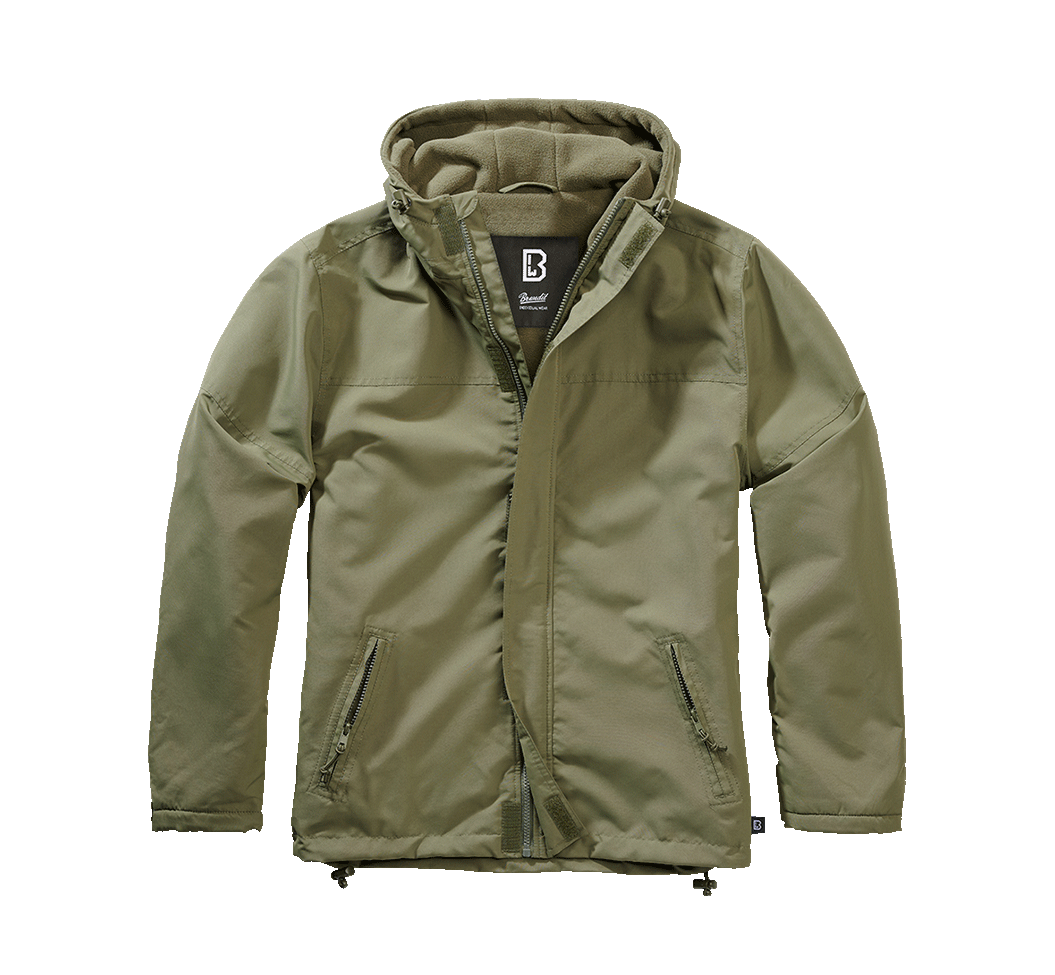 Giacca Brandit Frontzip Windbreaker B3167 Verde