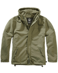 Giacca Brandit Frontzip Windbreaker B3167 Verde