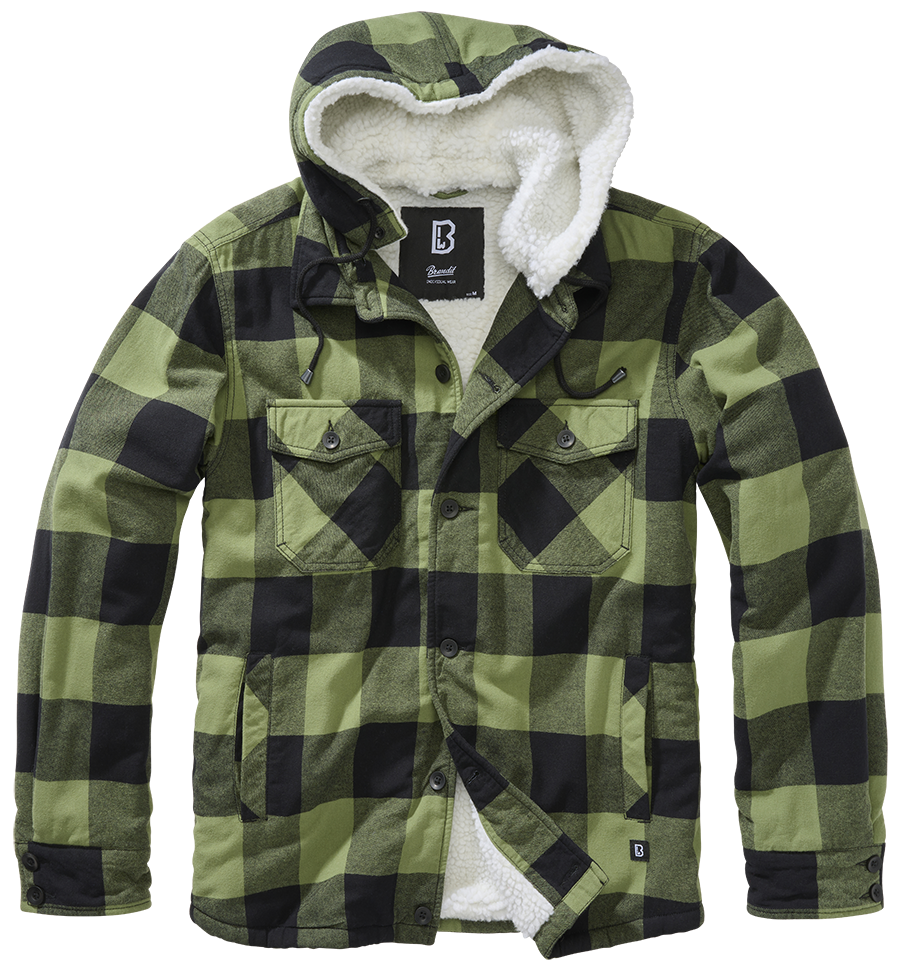 Giacca Brandit Lumber Hooded B3172 Rosso/Nera