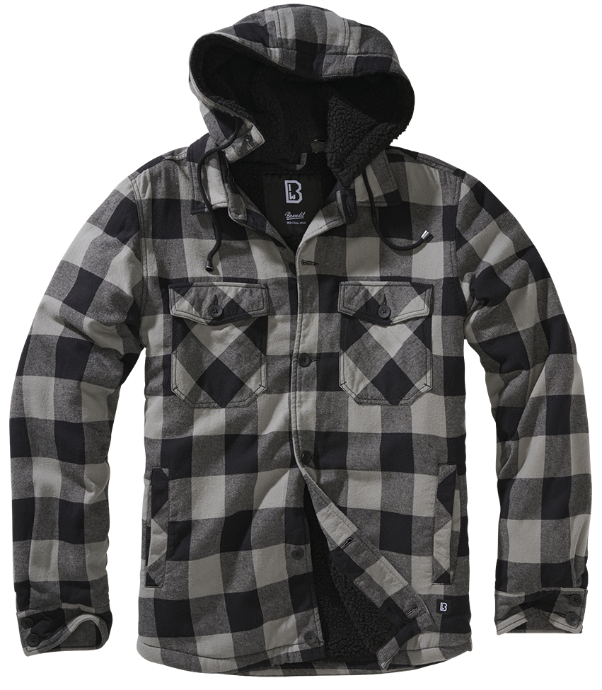 Giacca Brandit Lumber Hooded B3172 Rosso/Nera