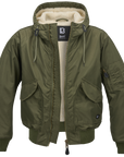 Bomber Brandit CWU Hooded Nero B3188