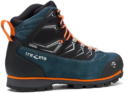 Scarpone Trezeta Aoraki WP Uomo Impermeabile con Suola Vibram BLU/ARANCIO