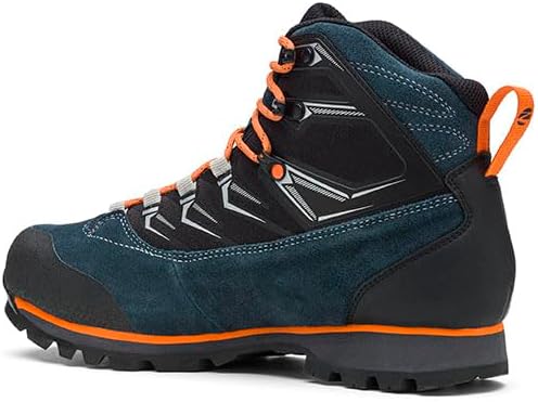 Scarpone Trezeta Aoraki WP Uomo Impermeabile con Suola Vibram BLU/ARANCIO