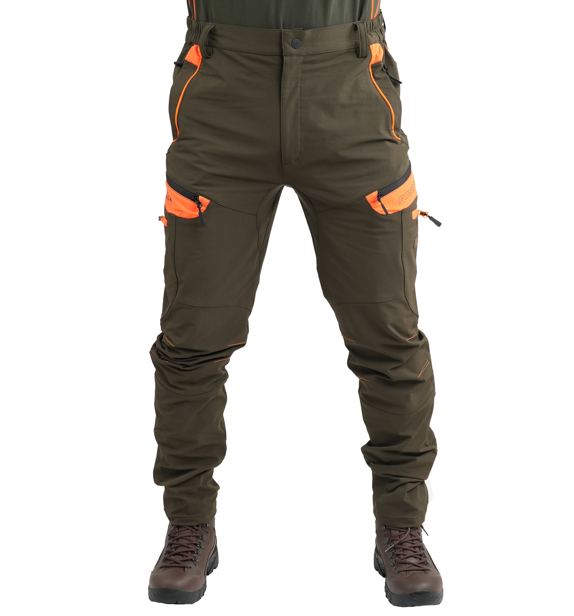 Pantalone Masseria46 New Verde/Arancio