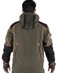 Giacca Masseria Caccia Softshell New 48 Verde/Arancio Fluo