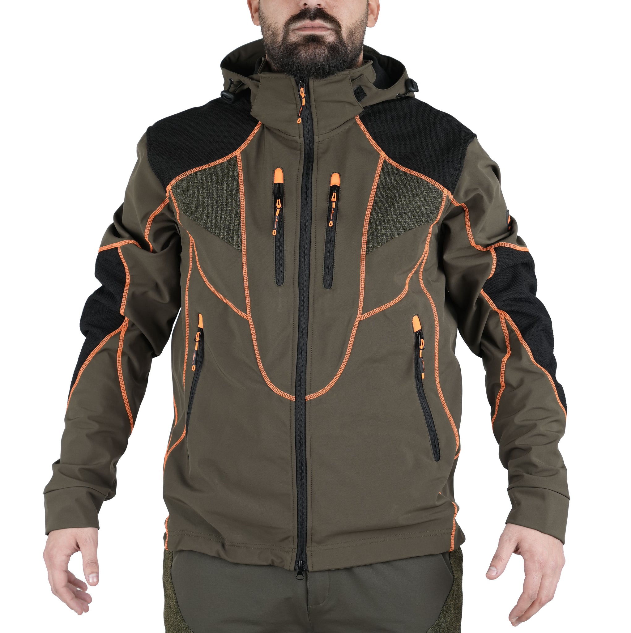 Giacca Caccia  Masseria Softshell 48NEW Arancio Fluo