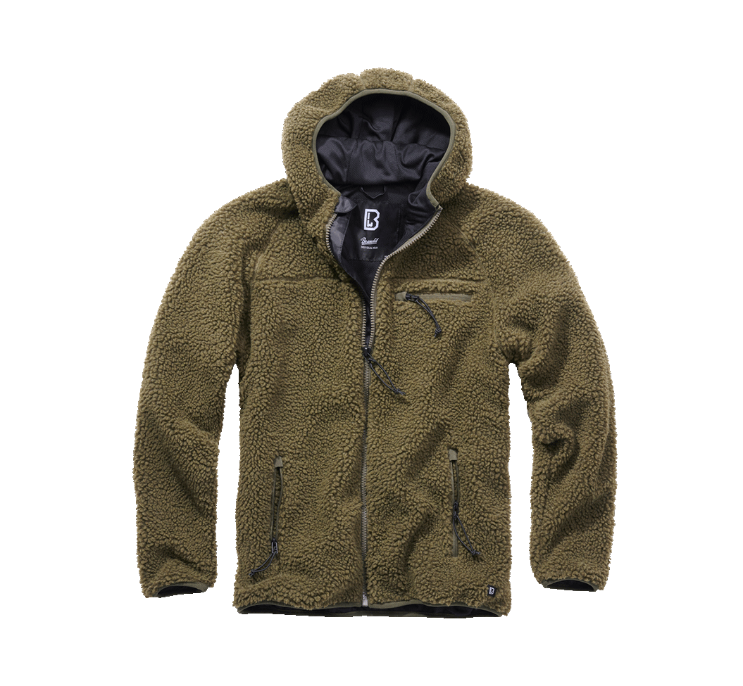 Giacca Brandit Teddyfleece Worker B5024 Verde