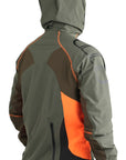 Giacca Masseria Outdoor Trekking 62 Verde/Arancio Fluo