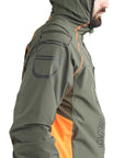 Giacca Masseria Outdoor Trekking 62 Verde/Arancio Fluo