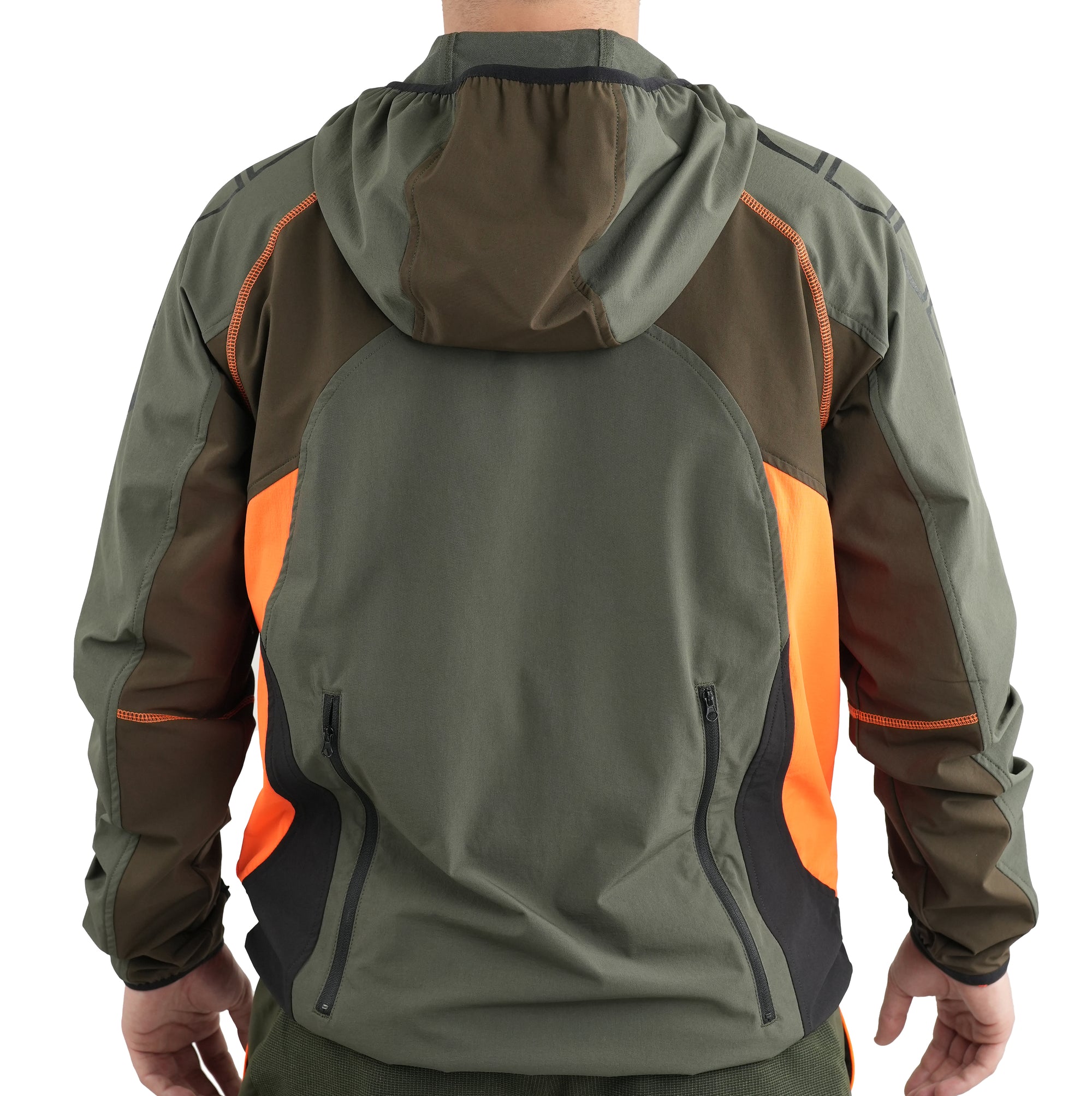 Giacca Masseria Outdoor Trekking 62 Verde/Arancio Fluo