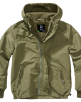 Giacca Bambino Brandit Windbreaker Verde B6005