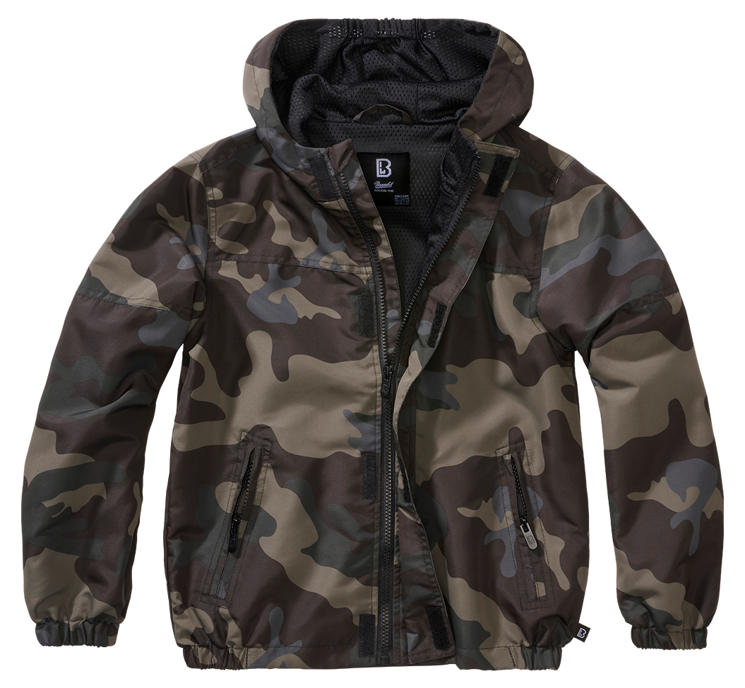 Giacca Estiva Bambino Brandit Windbreaker Darkcamo B6011