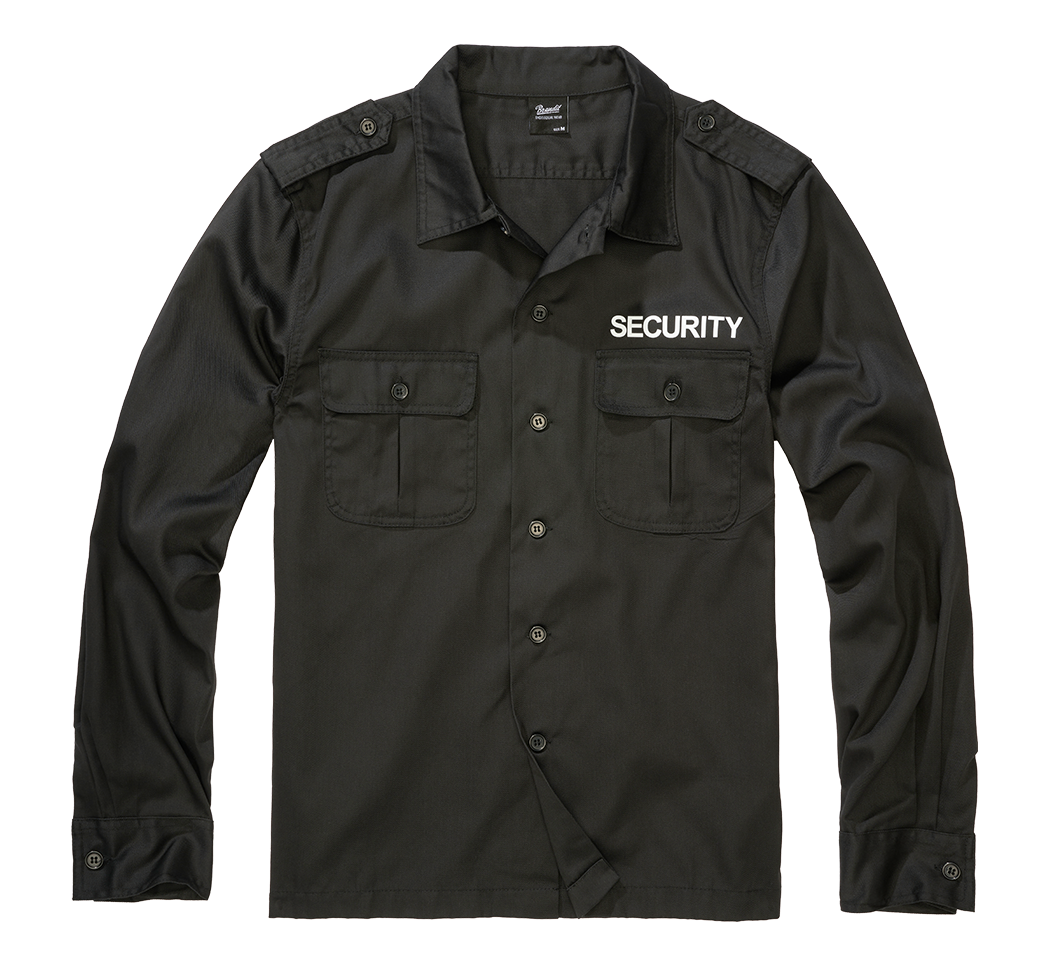 Camicia Security Brandit Nero B9763