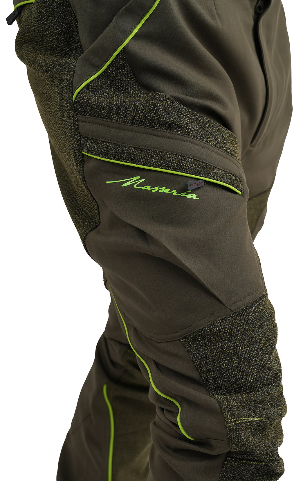 Pantalone Massria Spandex con Rinforzi 94 Verde Verde Fluo