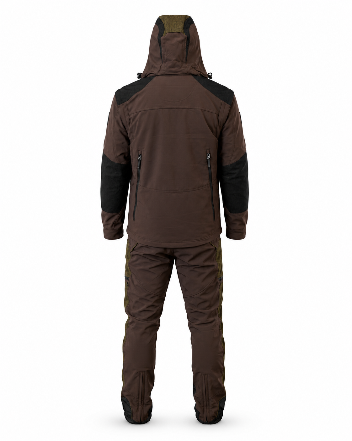 Completo da Caccia Masseria MG48 + M75 Marrone – Giacca 2 in 1 + Pantalone Stretch