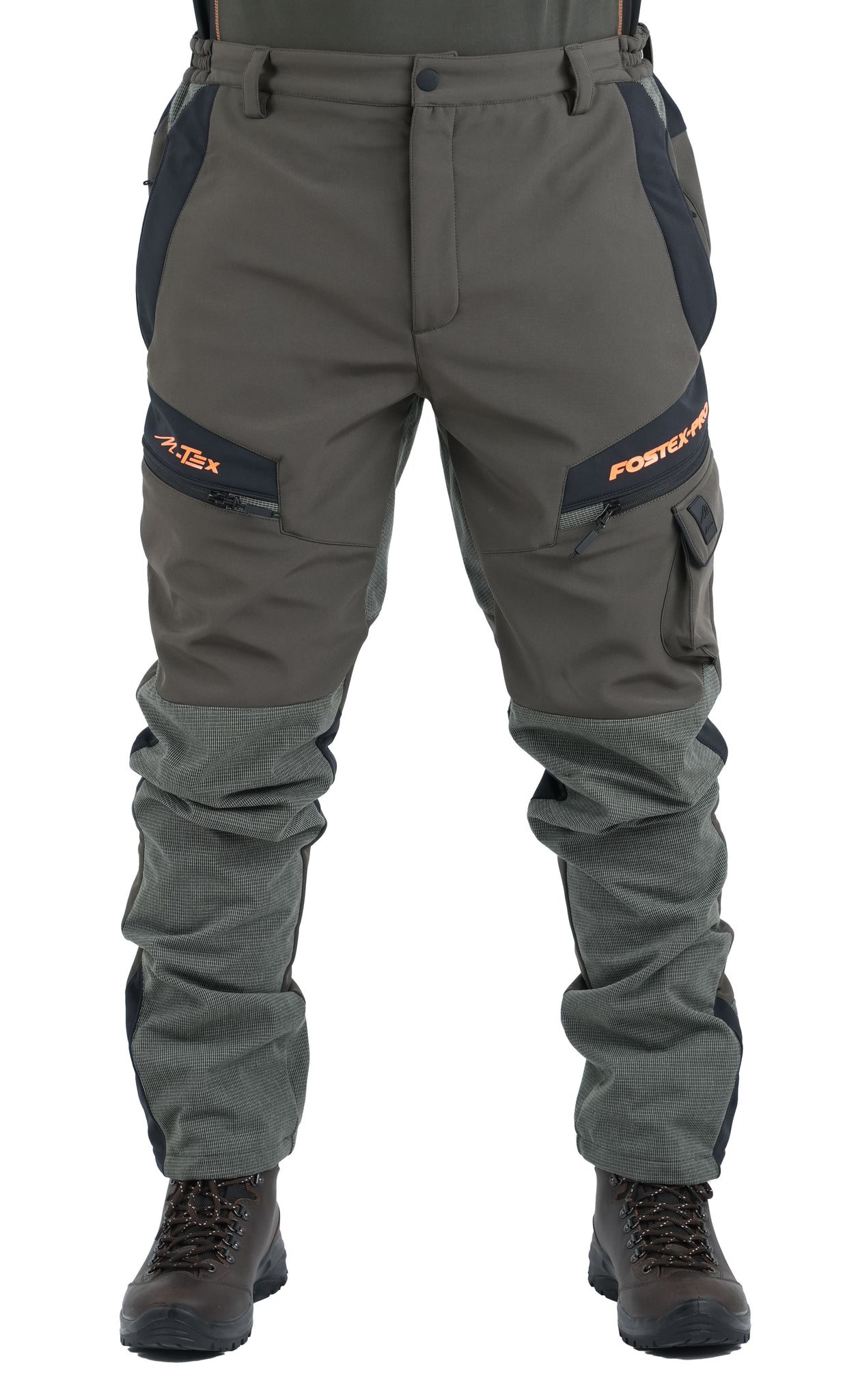 Pantalone Masseria SoftShell Cinghiale 57 Verde/Nero