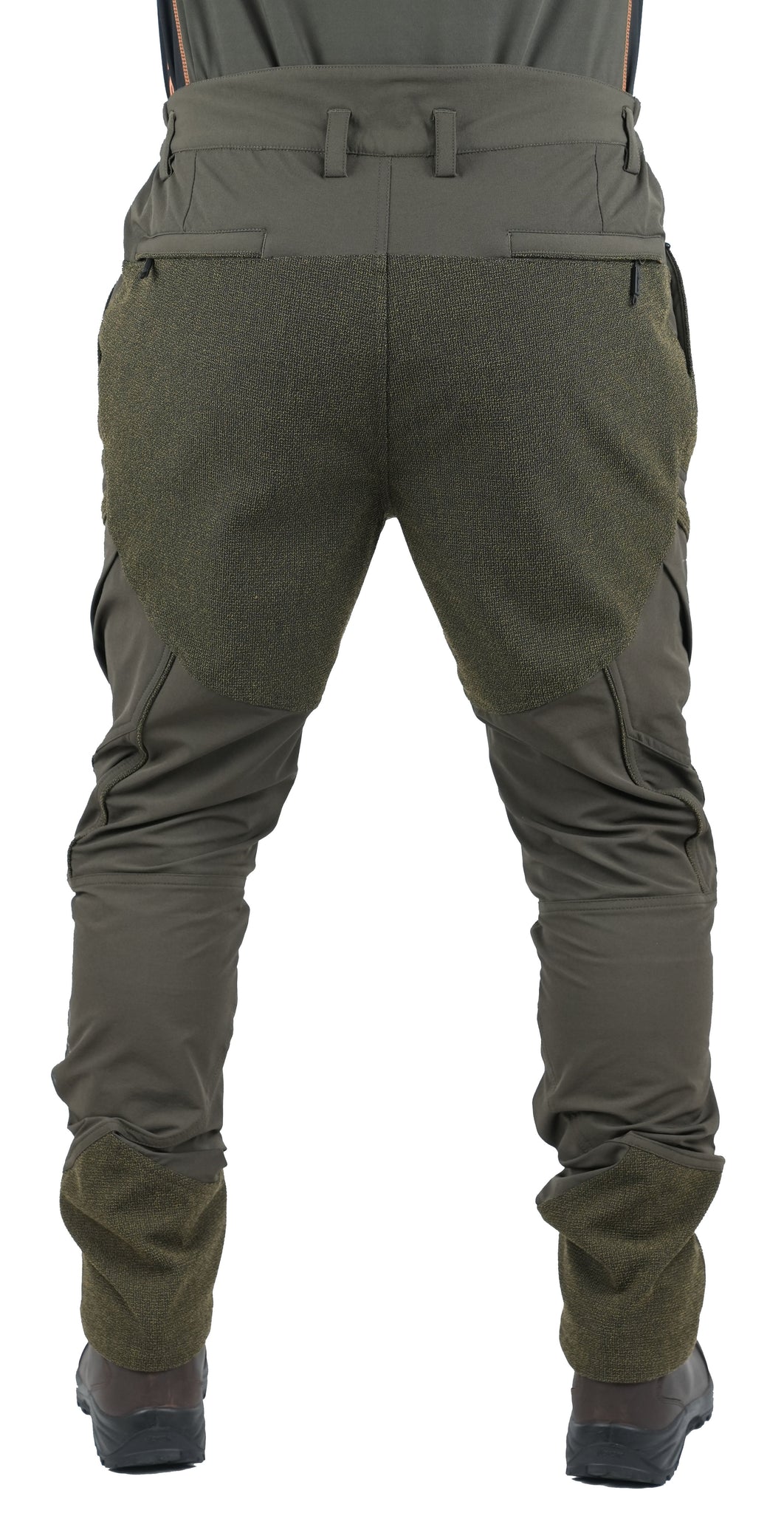 Pantalone Massria Spandex con Rinforzi 94 Verde Tono su Tono