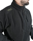 Pile Vient Mezza Zip Con Rinforzo New 12 Nero