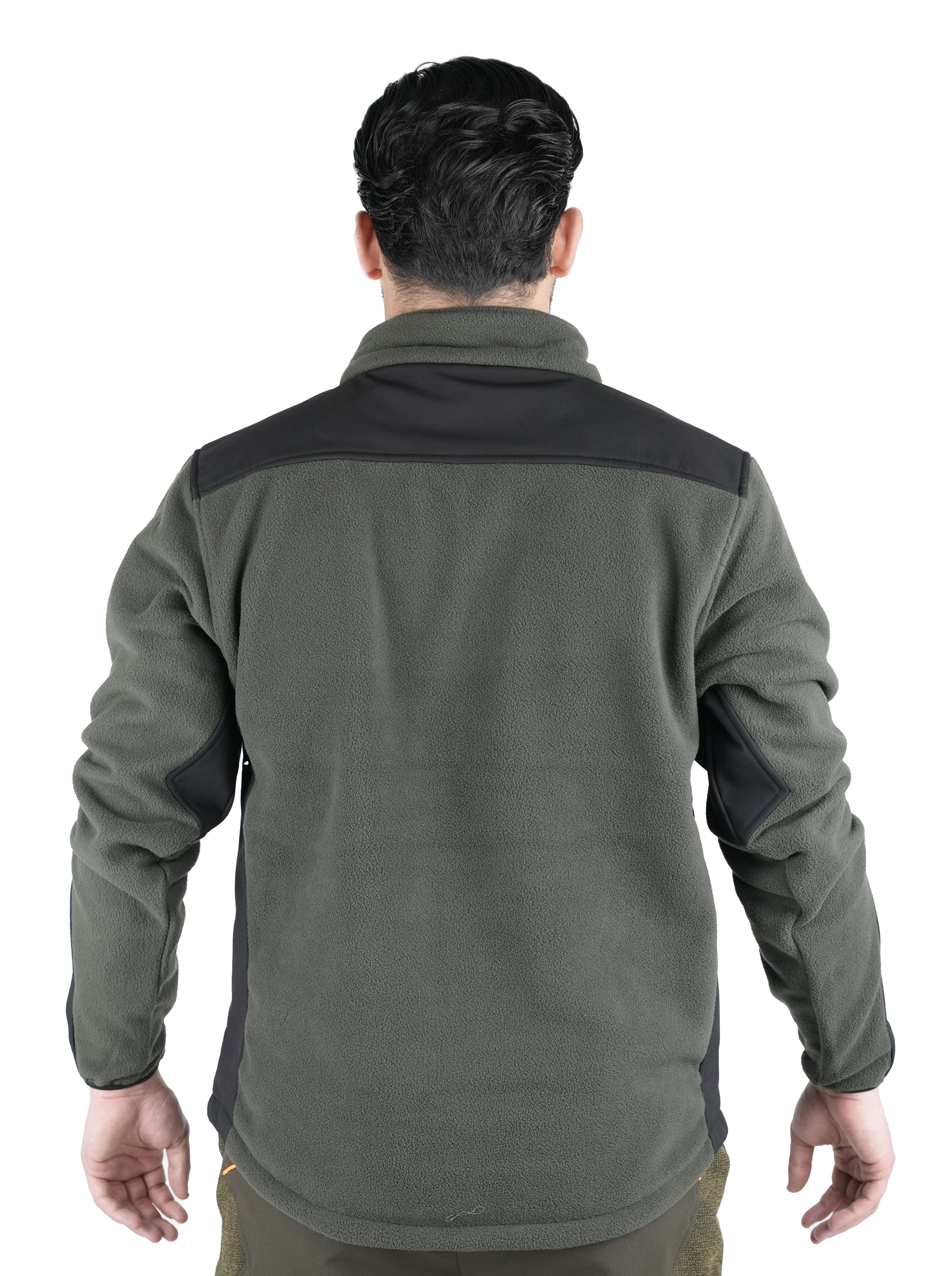 Pile Vient Mezza Zip Con Rinforzo New 12 Verde/Nero – Caccia Megastore