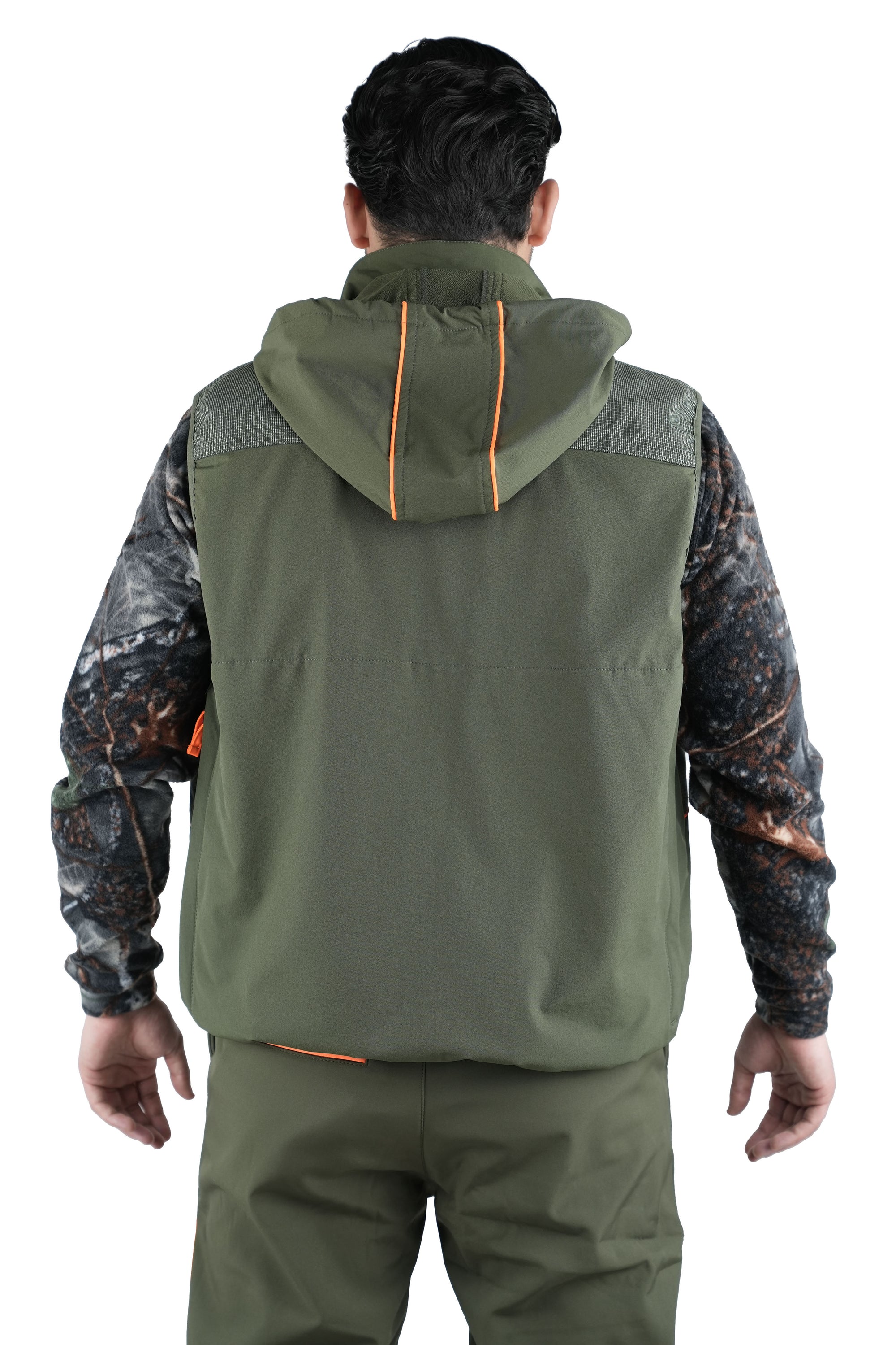 Gilet Vient VT29 Verde/Arancio Fluo